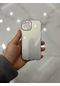 iPhone Uyumlu 15 Kamera Korumalı Simli Renkli Darbe Emici Gümüş Gri