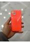 iPhone Uyumlu 15 Kamera Korumalı Simli Renkli Darbe Emici Turuncu
