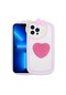 Kilifone - İphone Uyumlu İphone 13 Pro - Kılıf Kedi Figürlü Pop Soketli Ritmik Kapak - Pembe Koyu