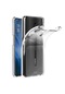 Oppo Reno Kılıf Süper Silikon Yumuşak Arka Korumanano Glass Şeffaf