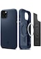 Spigen iPhone 15 Uyumlu  Kılıf Mag Armor MagFit (MagSafe Uyumlu) Navy Blue - ACS06816