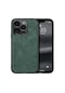 Ww iPhone Uyumlu Serisi Skin Feel Manyetik Telefon Kılıfı - İphone 14 Plus - Yeşil