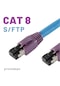 Irenis CAT8 Kablo S/FTP LSZH Ethernet Network LAN Ağ Kablosu 1 M