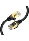 Qgeem QG-OT0610 15mt Cat6 CU AWG24-7 UTP Siyah Network Kablosu