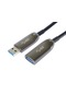 Woxcon Usb 3.0 5 Gbps Hibrit Aoc Fiber Kablo 30 M