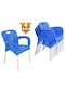Netbazaars 4 Adet Çok Sağlam Plastik Sandalye - Günün Firsati - Rahat Oturum (397869371)