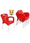 Netbazaars 4 Adet Çok Sağlam Plastik Sandalye - Günün Firsati - Rahat Oturum (397871723)