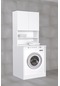 Defne 70 Cm Çamaşır Makinesi Dolabı - Beyaz