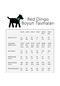 Red Dingo Kırmızı Üzerine Beyaz Yıldızlı Köpek Boyun Tasması 20 MM