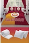 Taç Galatasaray Parçalı Logo Çift Kişilik 7 Parça Yatak Seti