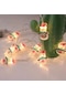 Maotai Shop Led Kardan Adam Atmosfer Işığı Mutlu Yıllar 3m 20 Lamba-usb Modeli