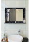 Makbulce Yakut Dresuar,60x45 Mermer Raflı Banyo Aynası