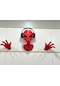 Alien Uzaylı Duvar Dekorasyonu Veya Kulaklık Standı Kırmızı