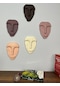 Minimalist Tasarım Duvar Dekorasyon Maskları (Maskeleri) 5'li Set