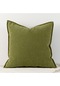 Happyplanet Hytt Yastık Salon Kanepe Tek Çizgi Desen Şönil Yastık 10 x 30 CM Fıstık Yeşili