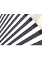 Bakırcı Kumaş Füme Beyaz Çizgili Döşemelik Kumaş 100 x 140 cm