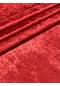 Enesar Home Parlak Kadife Kırmızı Kumaş Döşemelik Kumaş (Likrasiz & Astarli) 100 x 140 cm