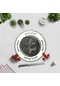 Decorita Cam Kesme Tahtası | Good Food - Siyah Fon | Çap 32cm