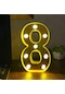 Dekoratif Led Işıklı 3D 8 Rakamı Büyük Boy Organizasyon Doğum Günü Kutlama
