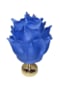 Eva Çiçeği Kablosuz Masa Lambası Üst Mavi - Alt Gold