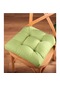 Altınpamuk Altınpamuk Lüx Pofidik Yeşil Sandalye Minderi Özel Dikişli Bağcık
