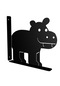 Hippo Dekoratif Raf Altı (2 adet) Siyah