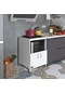 Kenzlife Ocak Dolabı Bade Byz 85x60x57 Mutfak Modül Mini Fırın A
