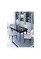 Maxi Lotus 70x110 Cm Sabit Yemek Masası , Mutfak Masa Takımı 4 Kişilik Masa Sandalye Takımı - Krem