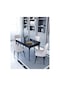 Maxi Lotus 70x110 Cm Sabit Yemek Masası , Mutfak Masa Takımı 4 Kişilik Masa Sandalye Takımı - Krem