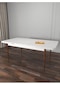 Riff Beyaz 80x130 Cm Açılabilir 6 Kişilik , Yemek Masası , Mutfak Masa Takımı Yemek Masası Takımı - Siyah