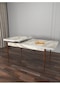 Riff Efes 80x130 Cm Açılır Yemek Masası , Mutfak Masa Takımı 6 Kişilik Masa Sandalye Takımı - Kahverengi