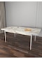Riff Raw Efes 80x130 Cm Açılır Yemek Masası , Mutfak Masa Takımı 4 Kişilik Masa Sandalye Takımı - Gri