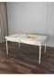 Riff Raw Efes 80x130 Cm Açılır Yemek Masası , Mutfak Masa Takımı 4 Kişilik Masa Sandalye Takımı - Siyah