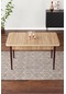 Tulca Serisi 70x110 Meşe Desen Mdf Masa Sabit Mutfak Masası