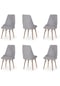 Haman 6 Adet Elif Serisi Ahşap Gürgen Ayaklı Mutfak Sandalyeleri Kazayaği Siyah-beyaz