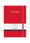 Victoria's Journals Nota Bene Premium Sert Kapak Defter 21 x 29 CM Çizgili Kırmızı