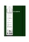Victoria's Journals Nota Bene Spiralli Premium Sert Kapak Defter 14.8 x 21 CM Çizgili Yeşil