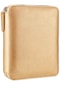 Victoria's Journals Zipper Folder Organizer Defter A6 Çizgili Sedefli Altın