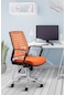 Asbir Mobilya Metis Metal Ayaklı Çalışma Koltuğu Ofis Sandalyesi Gri Kırmızı