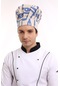 Çatal Kaşık Desenli Aşçı Mantar Şapka - Unisex-Standart-Tek Parça