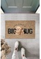 Dekoratif Dijital Big Hug Ayıcık Bej Kapı Paspası Dış Mekan Paspas K-3190