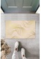 Dekoratif Dijital Modern Dalgalı Pudra Kapı Paspası Dış Mekan Paspas K-3058