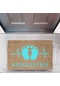 Kapı Önü Paspası Dekoratif Dijital Baskı AyaklarP-2752