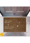 Kapı Önü Paspası Dekoratif Dijital Baskı Çift Kalp P-2467