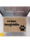 Kapı Önü Paspası Dekoratif Dijital Baskı Evime Hoşgeldin P-2426