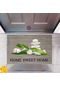 Kapı Önü Paspası Dekoratif Dijital Baskı Home Sweet Home P-2457