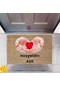 Kapı Önü Paspası Dekoratif Dijital Baskı Hoşgeldin Aşk P-2438