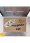 Kapı Önü Paspası Dekoratif Dijital Baskı Hoşgeldin Aşk P-2439