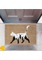 Kapı Önü Paspası Dekoratif Dijital Baskı Kedi P-2494