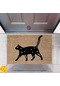 Kapı Önü Paspası Dekoratif Dijital Baskı Kedi P-2496